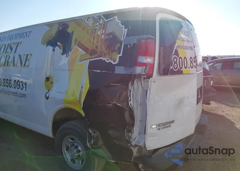 2017 Chevrolet Express 2500 Work Van из США, поврежденный, VIN 1GCWGBFG1H1165034